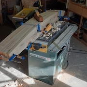 Deuxième méthode : scie sous table puis rabot