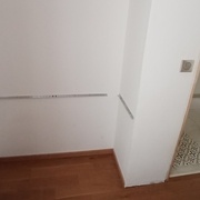 installation des cornières de support