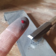 Affûtage de la mèche de 2 en cours de route : c'est bon ça coupe !