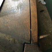 Décollement des montants