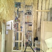 mes rack a serre joints sont des echelles de couvreur