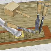 Dégrossissage  de l'entaille traversante