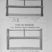 Scies de mineurs, de boiseurs