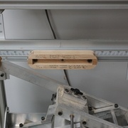 6- J'ai choisi le gabarit pour une mortaise de 80 x 14 mm.