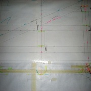 Section de garde corps sur deux marches