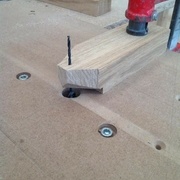 Gabarit pour l'usinage du chanfrein