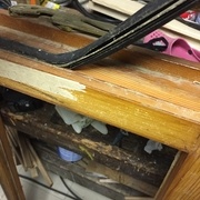 Récupération des anciens joints d'ouvrant