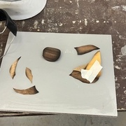 Le puzzle ombragé est à reconstituer et à coller sur du cp.