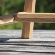 Tenon réalisé au ciseau et raccord fait à la wastringue.