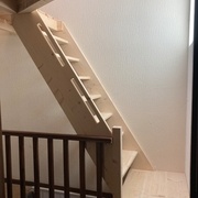 Remise en place et adaptation du garde corps de la trémie de l'escalier existant