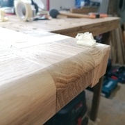 usinage fini, avec utilisation d'un martyr en fin de course