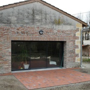 ex 6/ Emplacement d'une charpente de auvent.  https://www.artisan-macon-bordeaux.com