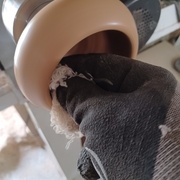 Application de la cire