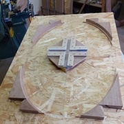 Et vient le moment émouvant où le dernier coup de fraise libère le dormant des chutes extérieures vissées !