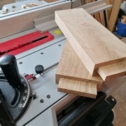 voila, des tenons tout beaux ! (presque parfait...)