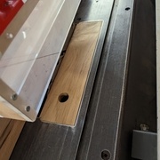 zero clearance plate chêne