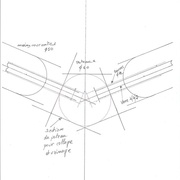 Section poteaux intermédiares
