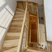 Escaliers 3 & 4 (les marches d'angles font deux girons)