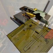 Superposition du chariot sur le combiné