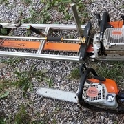 MS880 équipé de la gruminette & la MS211