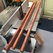 J'obtiens 3 baguettes dégauchies sur 2 faces