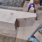 Enture de compression du poteau