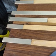 Essai de positionnement des pieds.