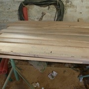 Débit des lames des demi-vantaux