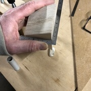 Bloc qui doit être d'équerre