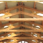 fig 7 bis  arbalétriers doubles de ferme industrielle https://www.inesse-construction.com/