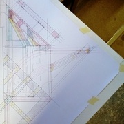 Arêtier et chevron de croupe