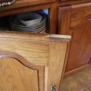 Détail des assemblages par tenons et mortaise chevillé pas de contre profil