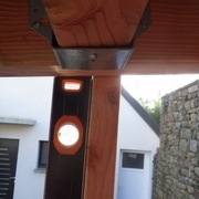 pas besoin de mesurer : un repère sol, une mise de niveau et on trace sur place