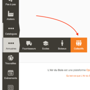 Les collectifs accessible sur ordinateur