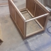 Assemblage à blanc des côtés