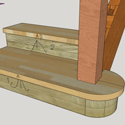 ensemble fini de départ de l escalier
