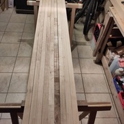 Le deuxième plateau, avant le collage.