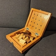 Boite en frêne ouverte