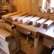 Traverses et montant après la refente