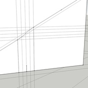 Dessin de brubru40 Développement suivant le quart de cercle