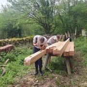 Creusage de mortaises au ciseau à bois et ébauchoir