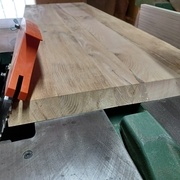 Découpe biseau de la face avant