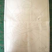 plan à coller pour le découpage