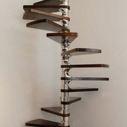 Escalier hélicoïdal par  Roger Tallon, 1966 https://www.pinterest.fr
