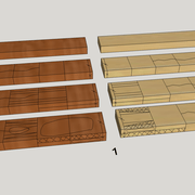 1/ Analyse de fabrication de l'enture à queues d'aronde .(Tracé)