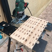 Usinage à la chaine des trous oblongs