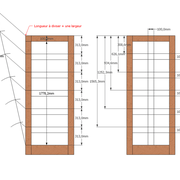ex/ Principes appliqués sur une porte !
