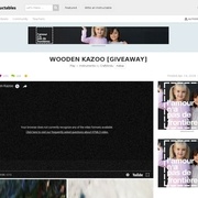 Kazoo en bois