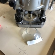 Cône scotché au-dessus