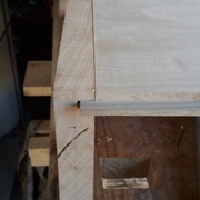 Détail du fond de tiroir